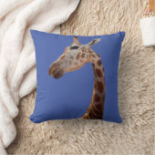 Coussin Fun Giraffe photo Jeu d'oreiller (Couverture)