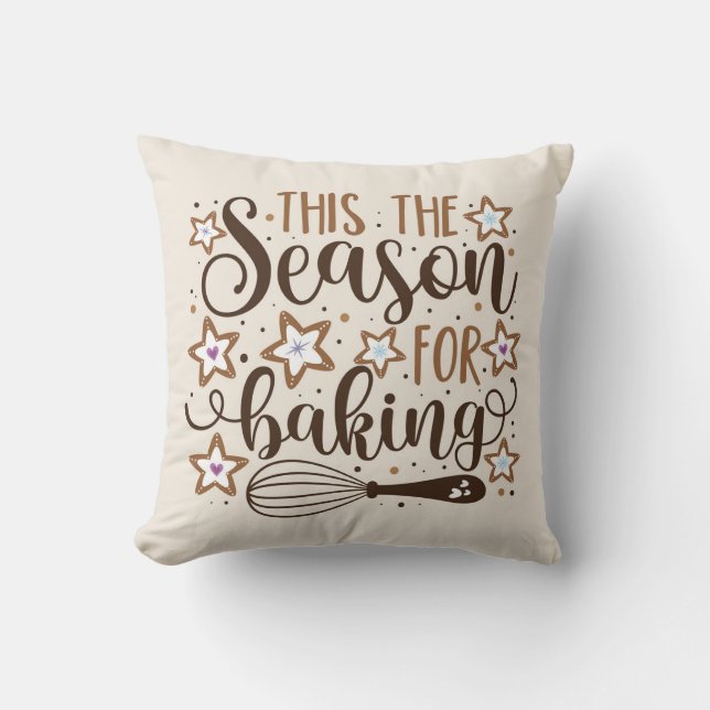Coussin Fun 'Tis Season for Baking Design (Recto)