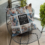 Coussin Funcle Photo Collage Définition Jolie Oncle modern<br><div class="desc">Créez votre propre coussin photo collage pour un oncle amusant - FUNCLE! Téléchargez simplement 9 de vos photos préférées et customisez du texte.</div>