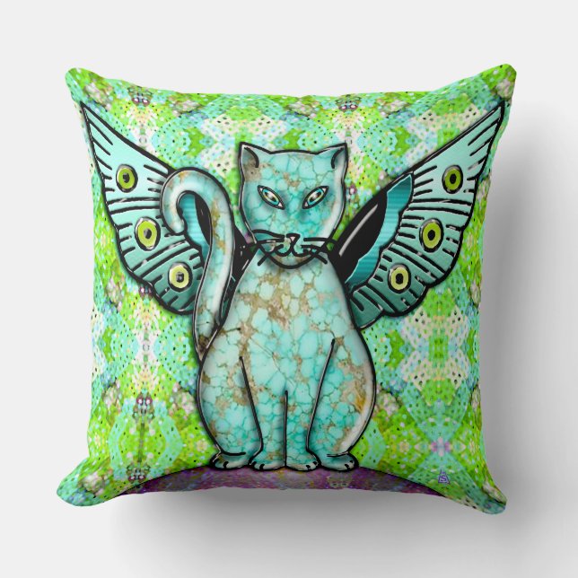 Coussin Funky Cat - 3D (Recto)