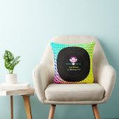 Coussin Funky Retro Vinyl Record Thème Mariage Cadeau (Chaise)