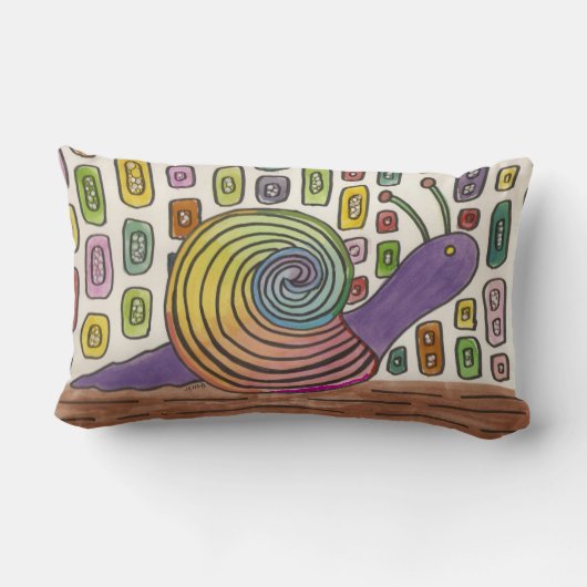 Coussin Funky Snail Lumbar (Verso)