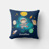 Coussin Funny Astronaut Spaceship Boy Gift (Recto)