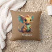 Coussin Funny Baby Dragon chinois Nouvel An (Couverture)