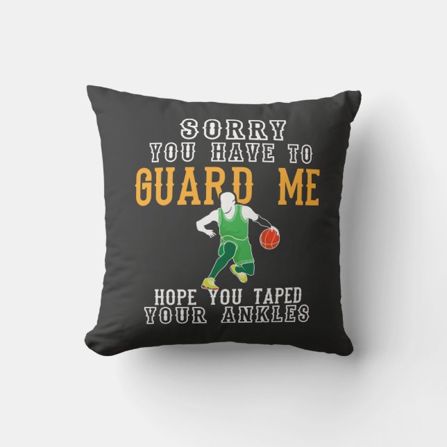 Coussin Funny Basketball (Recto)