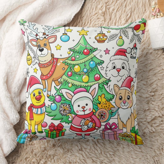 Coussin Funny Christmas (Couverture)