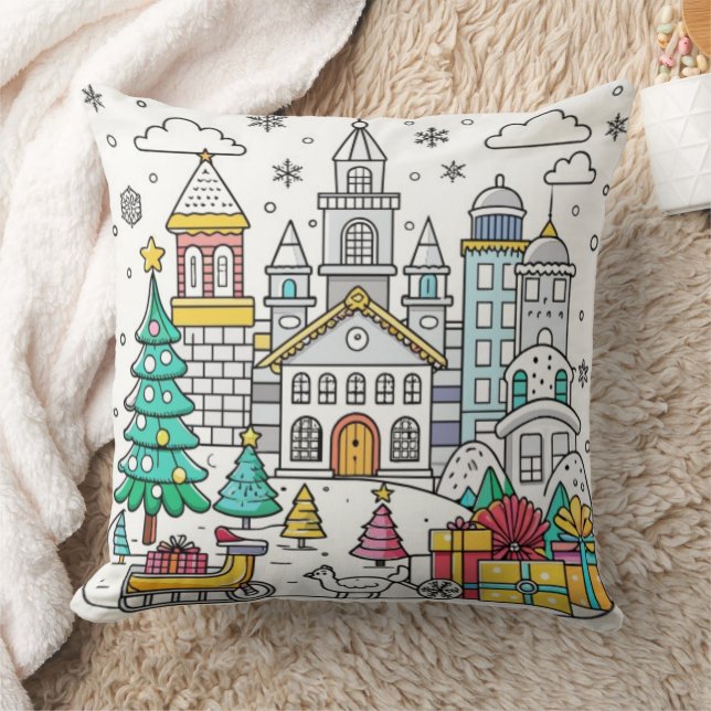 Coussin Funny Christmas (Couverture)