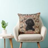 Coussin Funny Cockapoo Cushion unique gift (Chaise)
