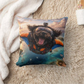 Coussin Funny Cockapoo Gift | Flying Dog Cushion (Couverture)