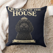 Coussin Funny Cockapoo Mum Gift | Queen Of The House (Couverture)