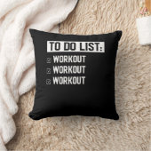 Coussin Funny Fitness Workout (Couverture)