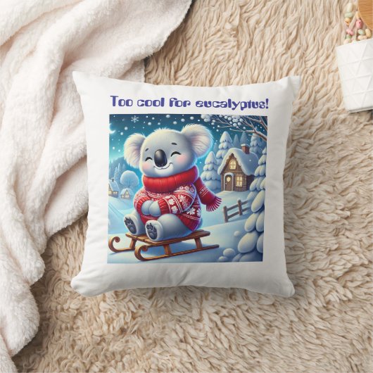 Coussin Funny Koala Nursery Pillow for Kids’ Rooms (Couverture)