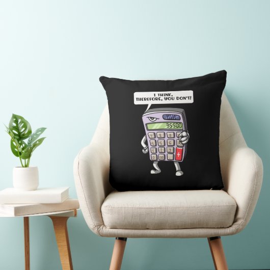 Coussin Funny Math Algebra Calculator Joke (Chaise)