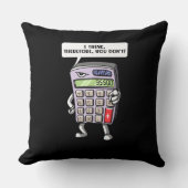 Coussin Funny Math Algebra Calculator Joke (Recto)