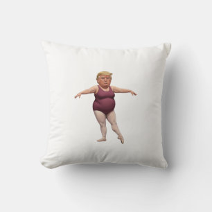 Coussin Funny Meme Caricature Cushion Humor Pillow Design