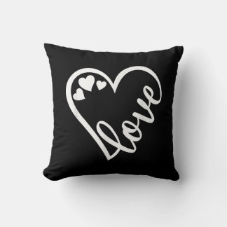 Coussin Funny Mimi Coeur pour grand-mère Fête des mères Fe