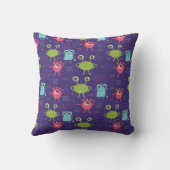 Coussin Funny Monster et mignon motif Alien (Verso)