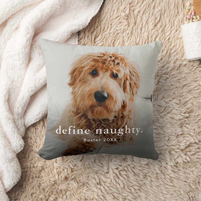 Coussin Funny Naughty Pet 2 Photo (Couverture)