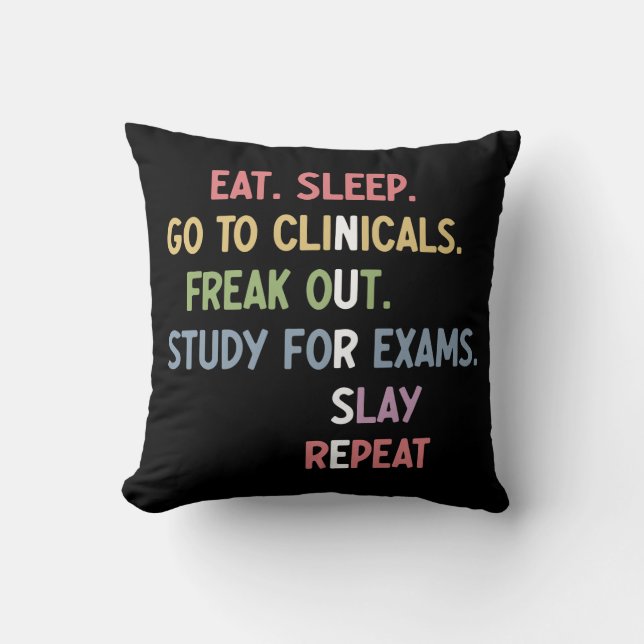 Coussin Funny Nurse School Student Future Nurse Cadfts (Recto)
