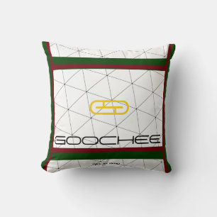 Coussin Funny Parody Fake Brand "Goochee" (Oui, c'est faux
