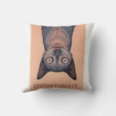 Coussin Funny Sphynx Cat Unfortunate Meme Art - Sarcastic  (Verso)