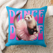 Coussin Furet drôle en tutu qui danse (Couverture)