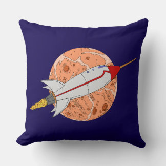 Coussin Fusée Rétro 2026