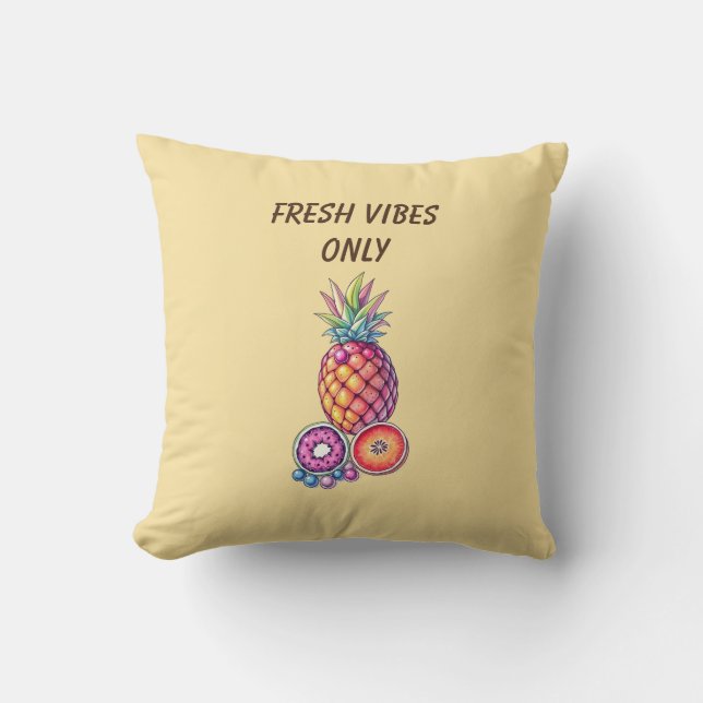 Coussin Fusion de Fruits Tropicaux (Recto)