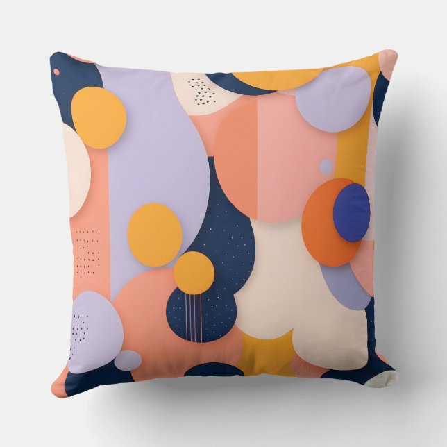 Coussin Fusion de la sphère de couleur (Verso)