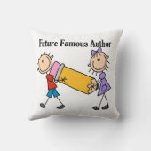 Coussin Futur auteur célèbre (Verso)