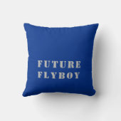 Coussin Futur Flyboy Militaire Personnalisé (Verso)