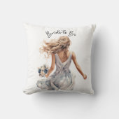 Coussin Future Mariée Belle Mariée Arto Aquarelle (Recto)