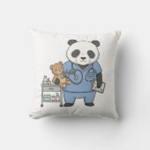 Coussin Future RN Panda: Adorable Medical Student  (Recto)