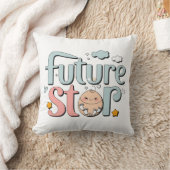 Coussin Future Star - Jolies empreintes de bébé (Couverture)
