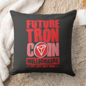 Coussin Future TRON Coin Millionaire (Couverture)