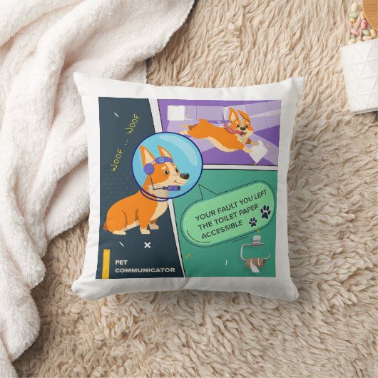 Coussin Future with AI Comics (Couverture)