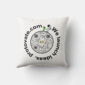 Coussin Future with AI Comics (Verso)