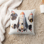 Coussin Futuristic Spacecraft Design Detachable Modules (Couverture)