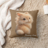 Coussin Fuzzy Bunny : Amour de lapin (Couverture)