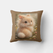 Coussin Fuzzy Bunny : Amour de lapin (Verso)
