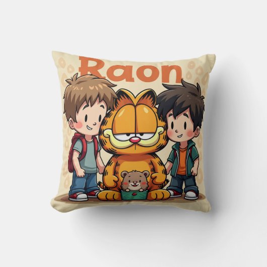 Coussin Gafild et garçons (Recto)