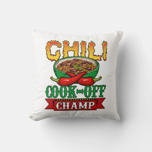Coussin Gagnant de la compétition Chili Cook Off Champ