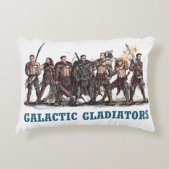 Coussin galactique d'accent de gladiateurs (Devant)