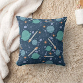 Coussin Galaxie des planètes et des roquettes (Couverture)