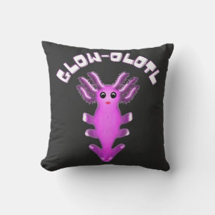 Coussin Galaxie Lumineuse Axolotl Art Numérique