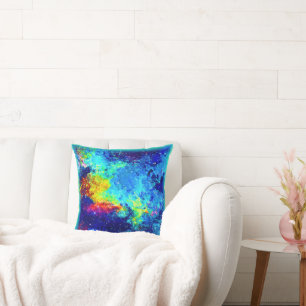 Coussin Galaxie multicolore. Commandez dès maintenant 