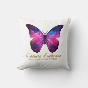 Coussin Galaxie Papillon Cosmique Ailes