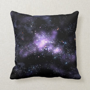 Coussin galaxie pourpre
