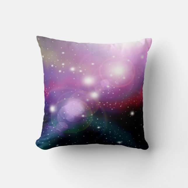 Coussin Galaxie pourpre 3 (Recto)