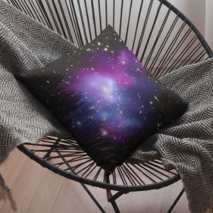 Coussin Galaxie violette Espace céleste Photo